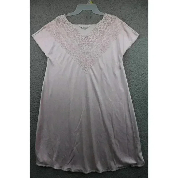Wacoal Women's 100% Nylon & Lace Pajama Gown-Medium - Picture 1 of 10